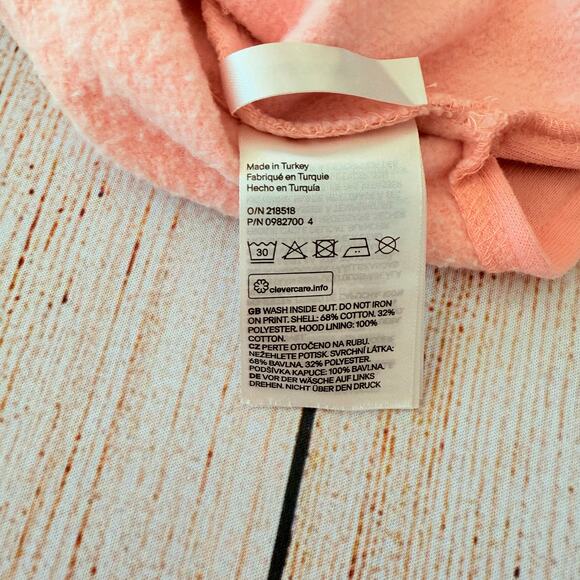 NWOT Girls 3/4T H&M HARRY POTTER Oversized Printed Hoodie - Picture 3 of 4